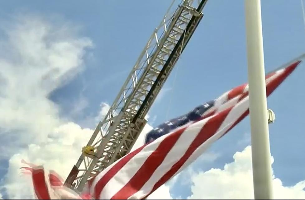 You May Have Seen the American Flag Waving Above I-10 East Today