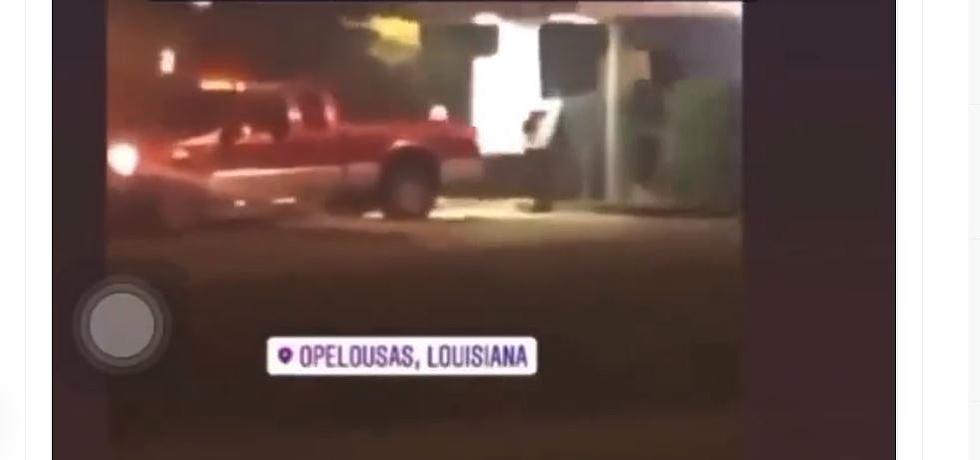 Truck Attempts to Rip Out ATM in Opelousas [CAUTION: LANGUAGE]