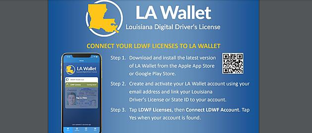 LA Wallet App Added Hunting and Fishing Licenses, Z105.9 The Soul of  Southwest Louisiana