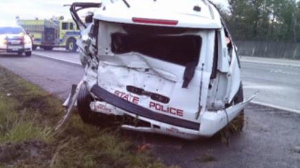 Louisiana State Trooper Survives High-Speed Rear-End Crash