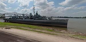 USS Kidd to Leave Baton Rouge, Louisiana and Head Down The Mississippi...