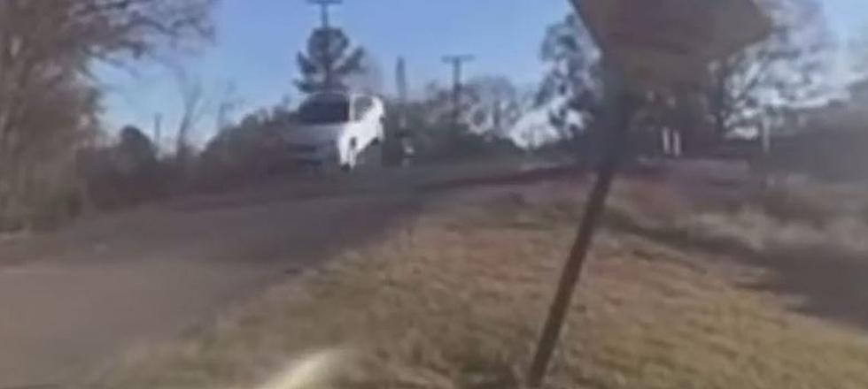 Baton Rouge Cops Searching for Car That Went Airborne (VIDEO)
