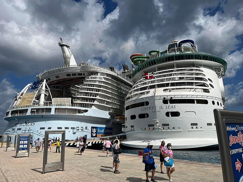 Check Out the KTDY Cruise Ship Docked Next to Another Ship—She’s Massive