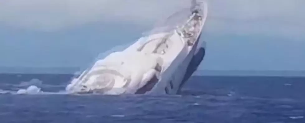 Dramatic Video of Luxury Yacht Sinking Off the Coast of Italy