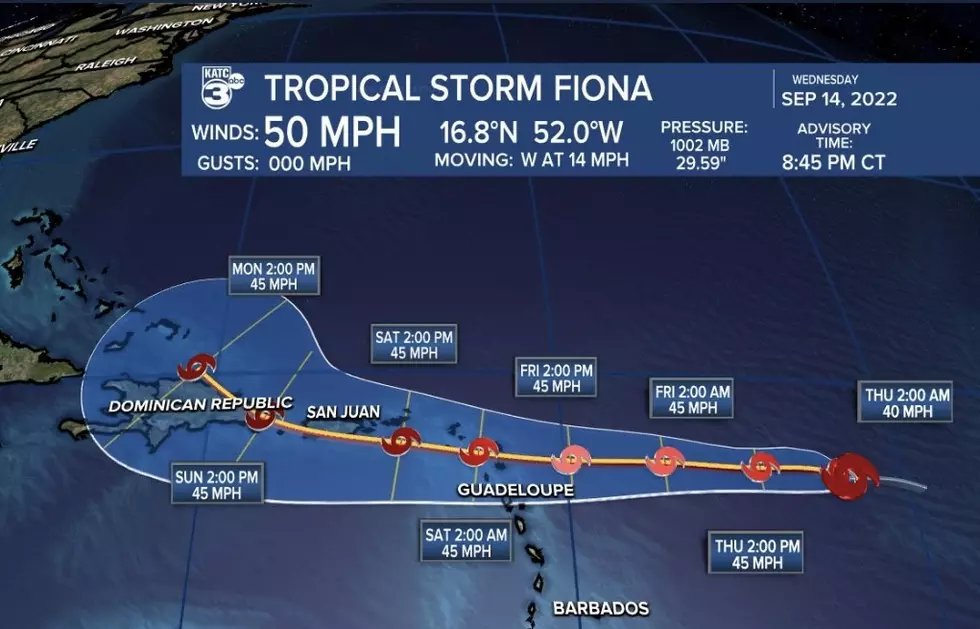 Former Meteorologist Ed Roy—Tropical Storm Fiona "Bears Watching"