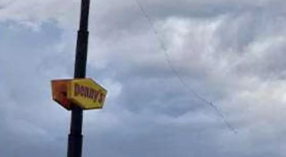 Denny's Sign Falls on Family Car—Two Dead