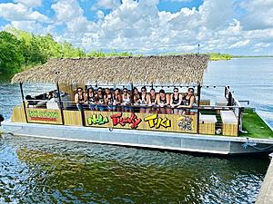 Floating Louisiana Tiki Bar 