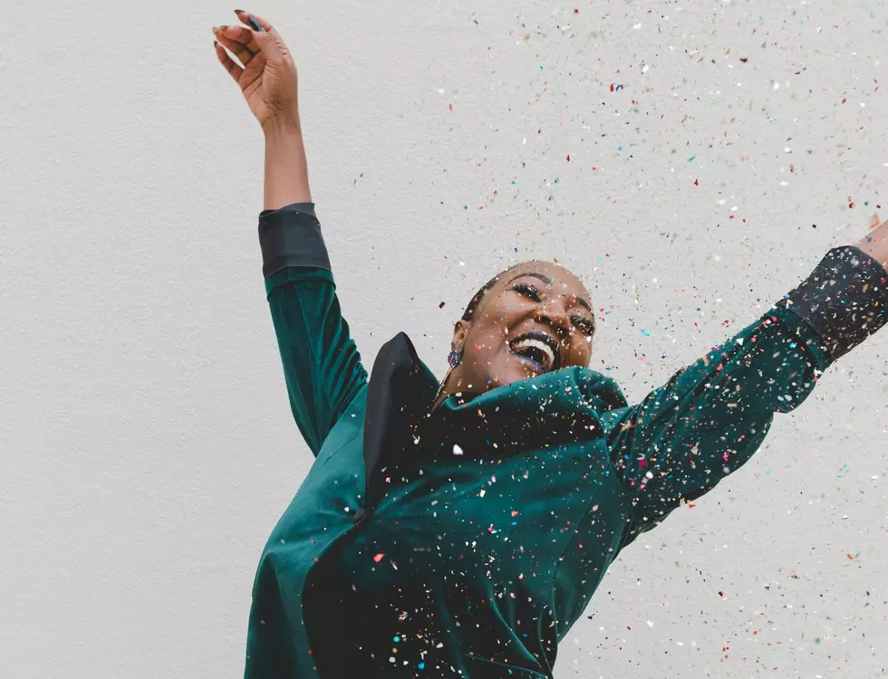 Woman Celebrating