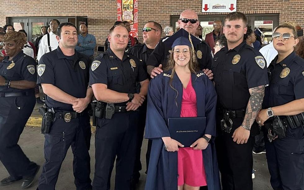 Church Point Police Show Up at Graduation to Support Daughter of Fallen Officer