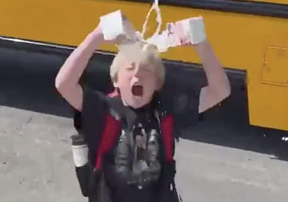Kid Hilariously Mimics ‘Stone Cold’ Steve Austin to Celebrate End of School Year