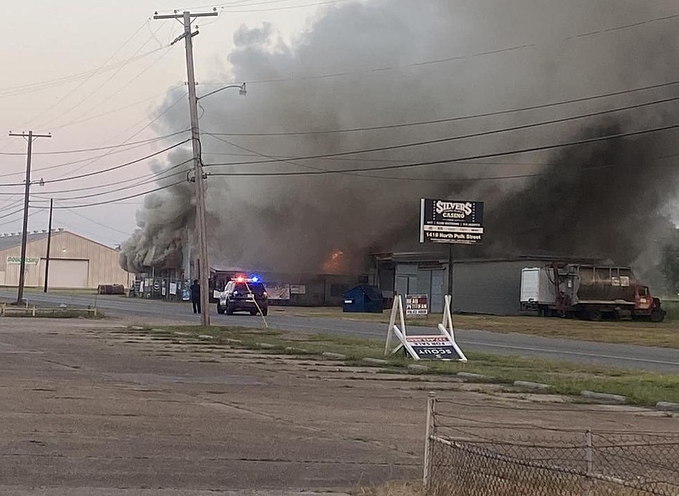 Massive Fire at the Feed Store in Rayne, Louisiana