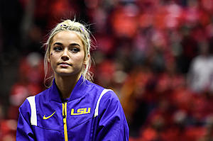 Photo of Olivia Dunne At LSU Football Game With BoyfrIend Paul...