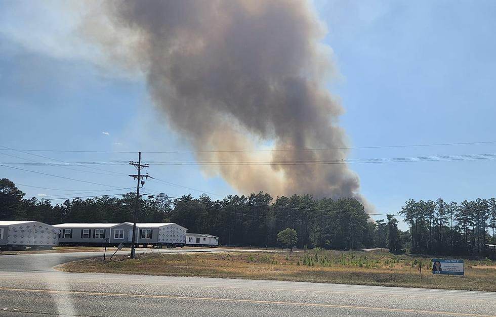 Major Brush Fire Could Threaten Parts of DeRidder, Louisiana