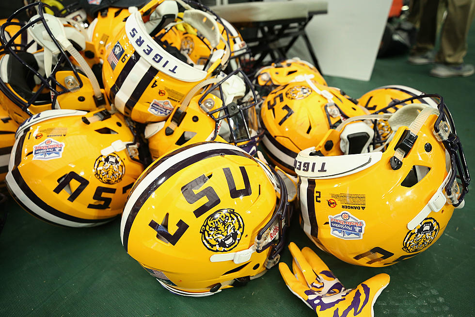 LSU Football Team to Wear Special Decal on Helmets Against Arkansas