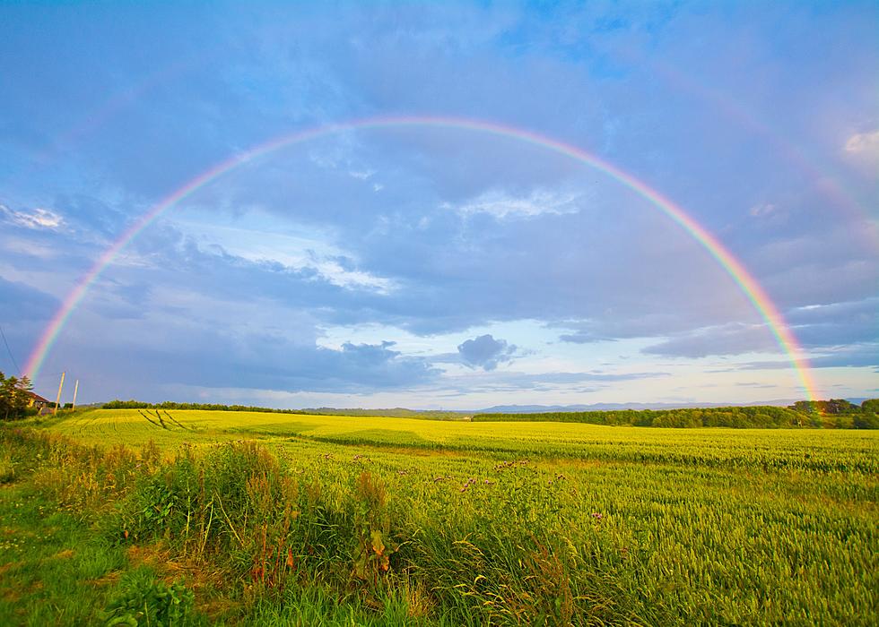 Beautiful Photo Shows The End of A Rainbow in Central Louisiana