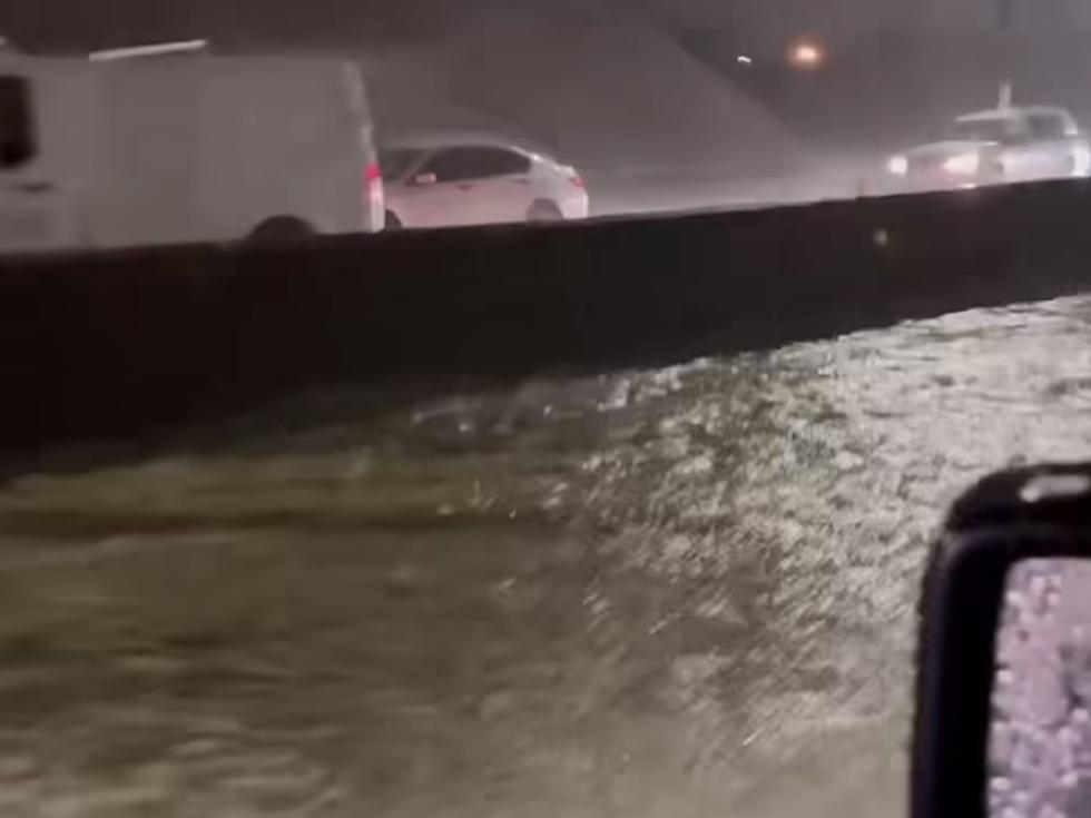 Strong Thunderstorms Turn Texas Freeways Into Flowing Rivers