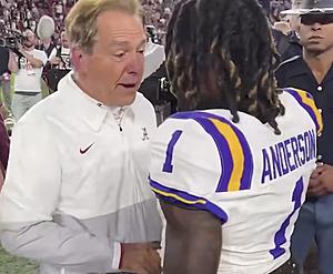 Nick Saban ‘Poked’ LSU Player After Their Game Last Saturday...