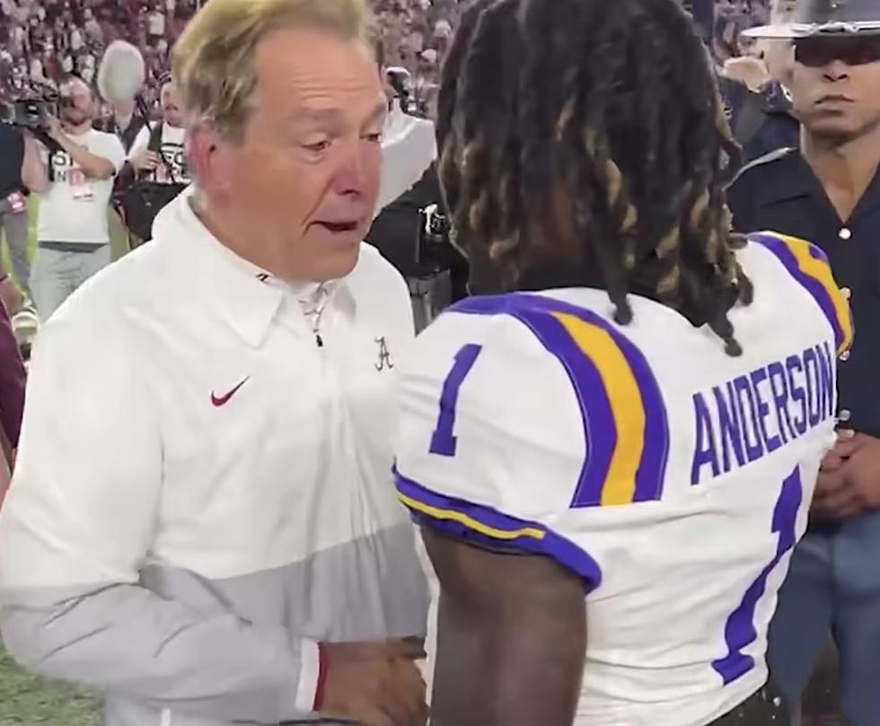 Nick Saban ‘Poked’ LSU Player After Their Game Last Saturday Night