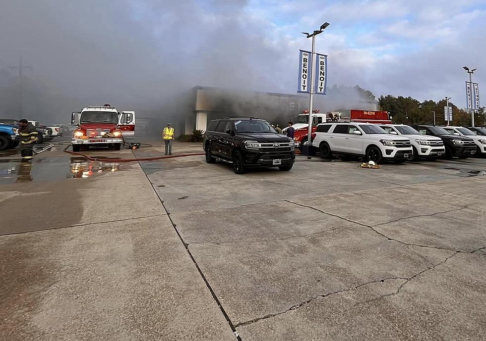 Car Dealership in Louisiana Goes Up in Flames