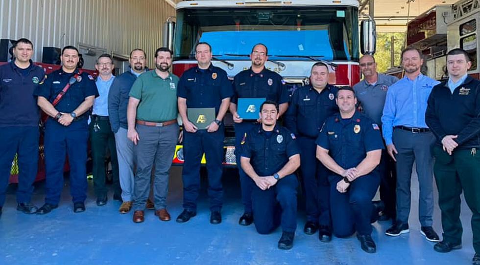 Youngsville Firefighters Receive Meritorious Life Saving Award