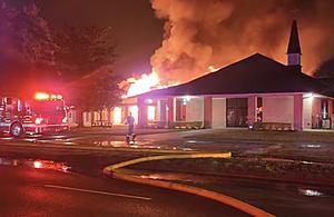 Major Fire Destroys Much of Church in South Louisiana