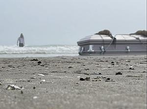 Many in Galveston, Texas Are Shocked to See Coffin Show Up on...