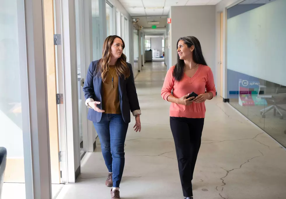 Women Walking at Work