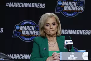 LSU Coach Kim Mulkey Explains Why LSU Was Not on Court for National...