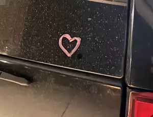 Hearts Show Up on Back Windows of Some Vehicles in Lafayette,...