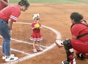 Cancer Patient From Louisiana Throws Out First Pitch for UL Softball...
