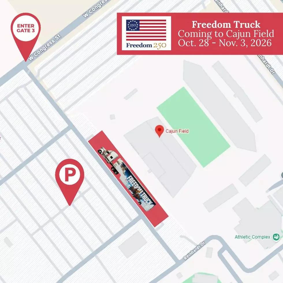 Freedom Truck 250 Cajun Field Map