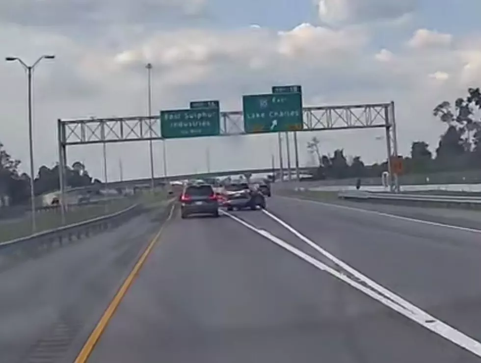 Dash Camera Catches Reckless Driver Nearly Crashing in Lake Charles