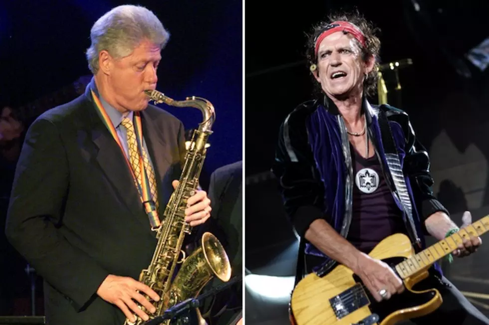 Bill Clinton and Keith Richards Rock Dinner Together