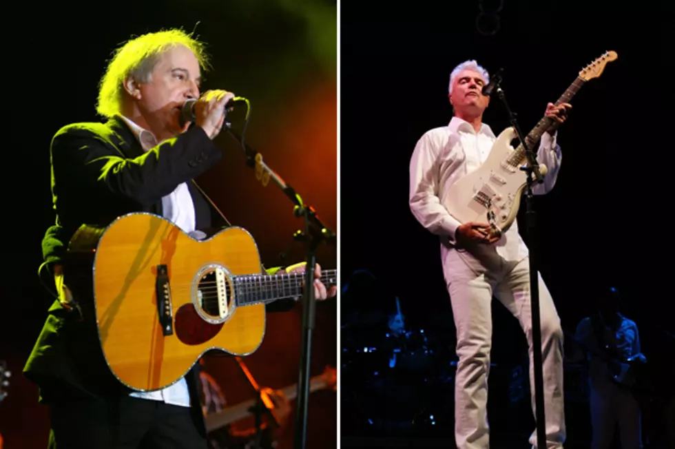 David Byrne Joins Paul Simon On-Stage In New York City