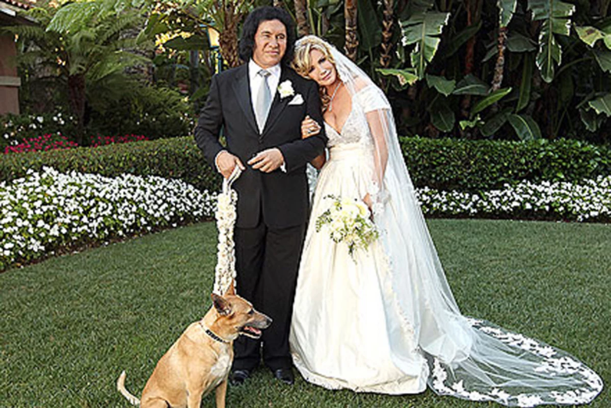 Gene Simmons and Shannon Tweed Wedding Photo U pic