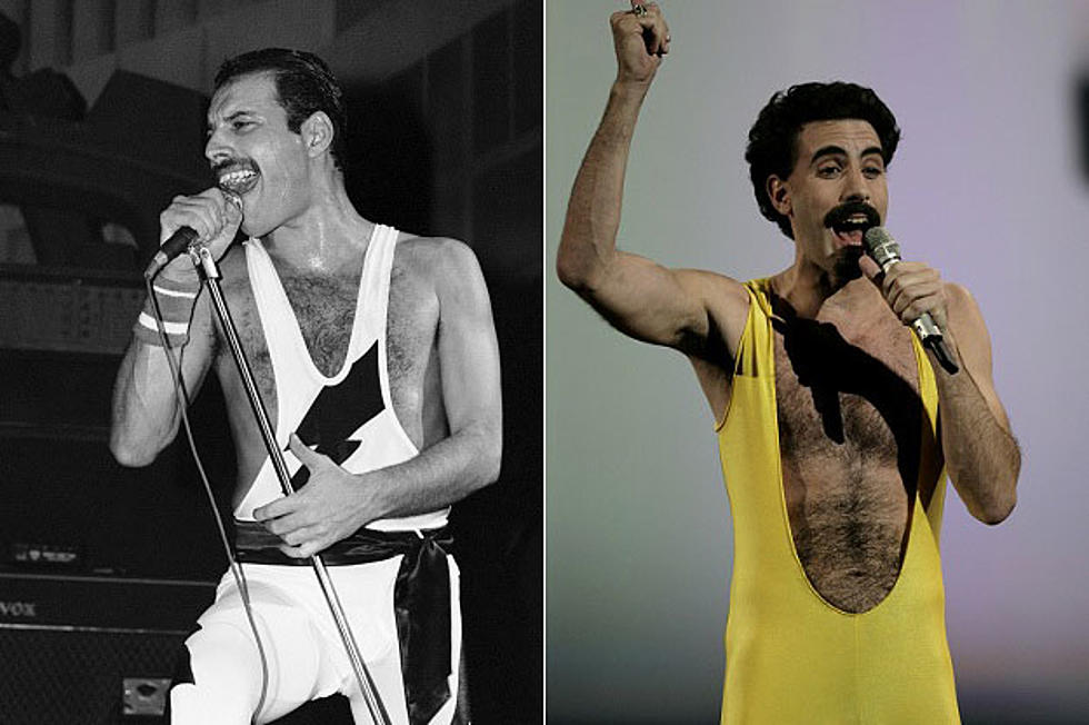 Freddie Mercury + Sacha Baron Cohen &#8211; Rock Star Look-Alikes
