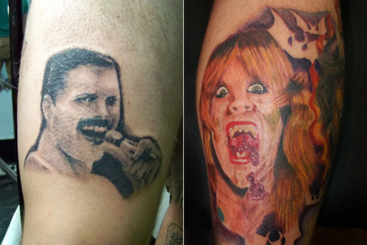 Worst Rock Tattoos: Queen's Freddie Mercury