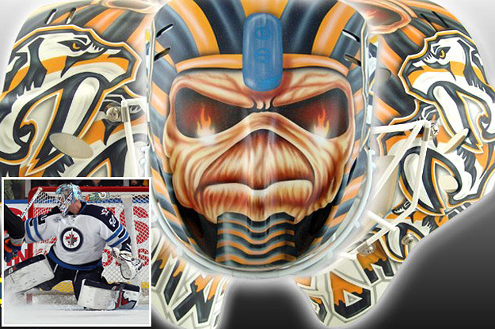 Hockey Goalie Chris Mason Unveils New Iron Maiden-Themed Mask