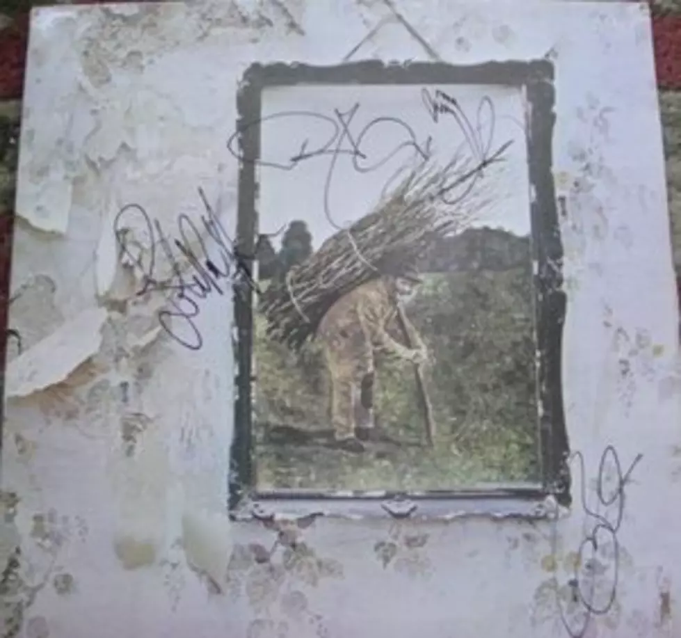 Autographed Copy of Led Zeppelin &#8216;IV&#8217; Sells for Nearly $3,000 on eBay