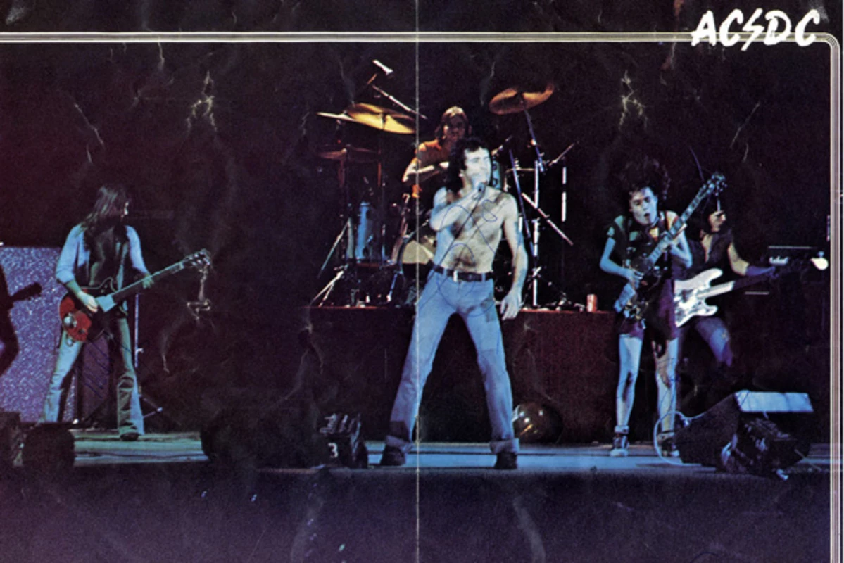 AC/DC Autographed Tour Program Sells for $5,000