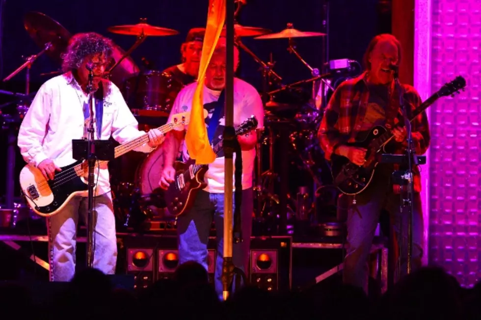 Neil Young + Crazy Horse Playing Sandy Benefit
