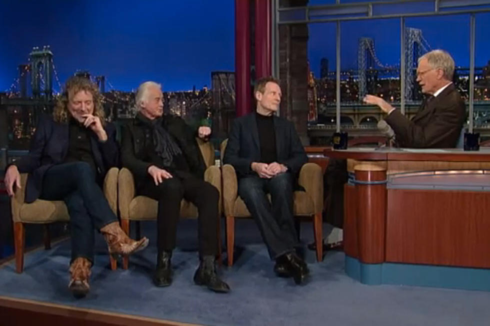 Led Zeppelin Discuss and Hobbits With Letterman