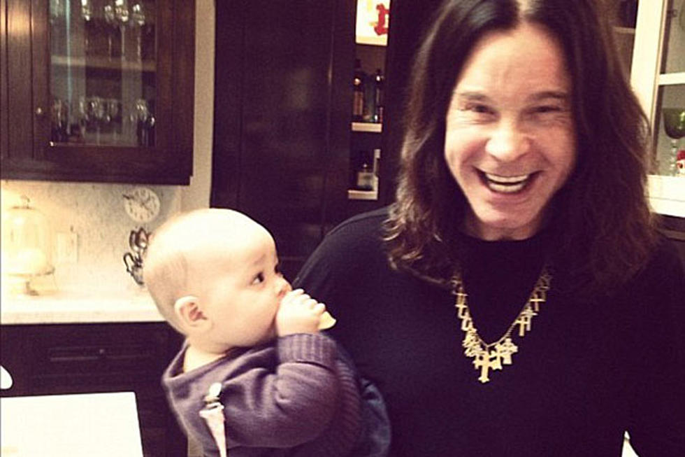 Ozzy Osbourne Celebrates New Year With New Granddaughter Pearl