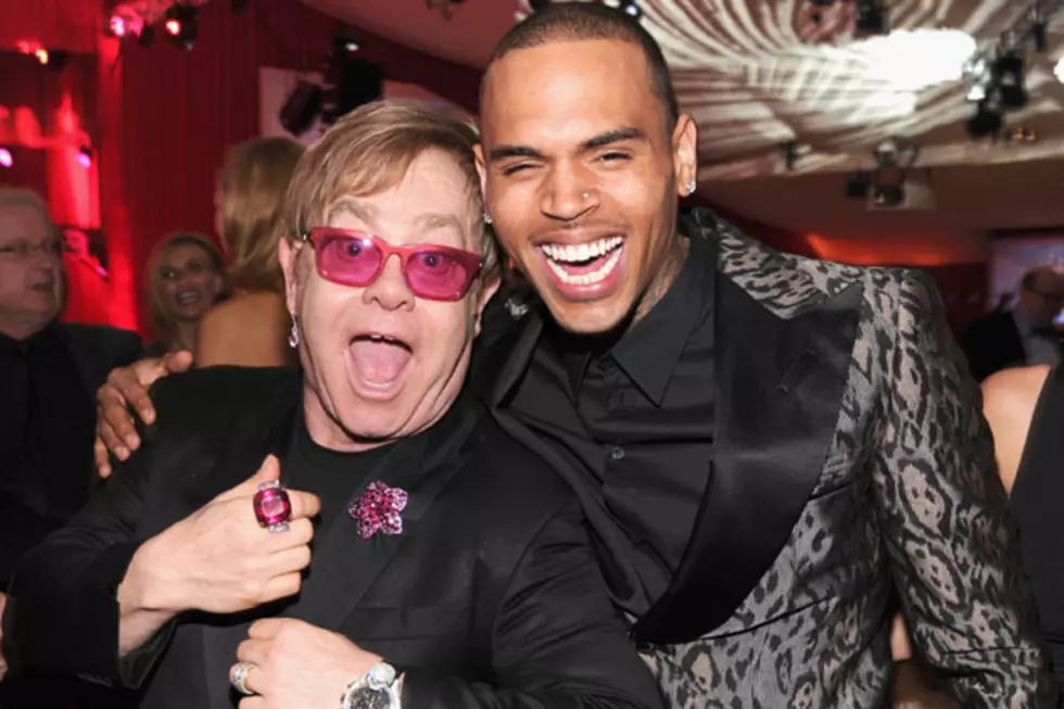 Elton John and Chris Brown