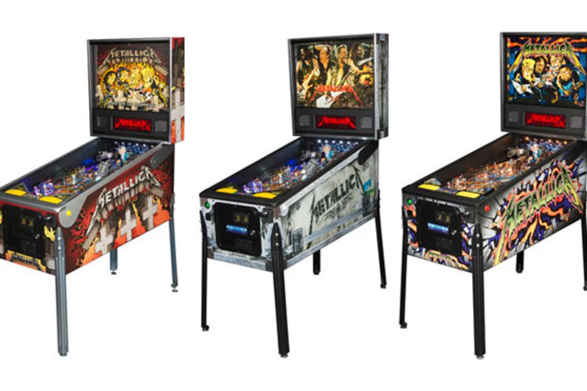 Metallica Pinball Machines Collect All Three!