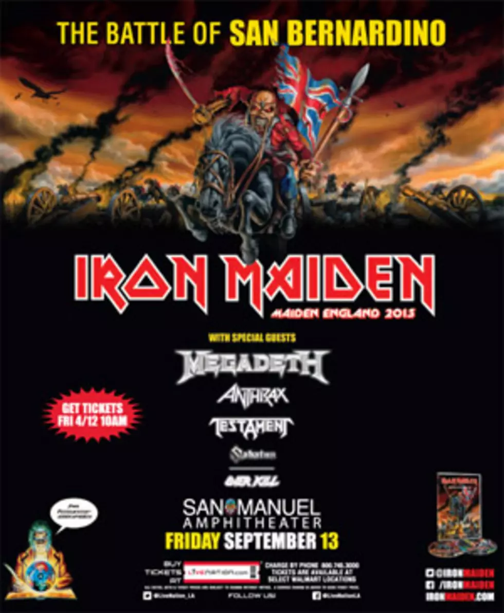 Iron Maiden Return to the US for 'Maiden England' 2013 Tour Run