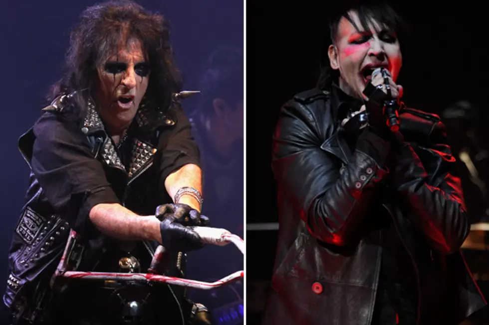 Alice Cooper Sings ‘I’m Eighteen’ with Marilyn Manson During Tour Opener