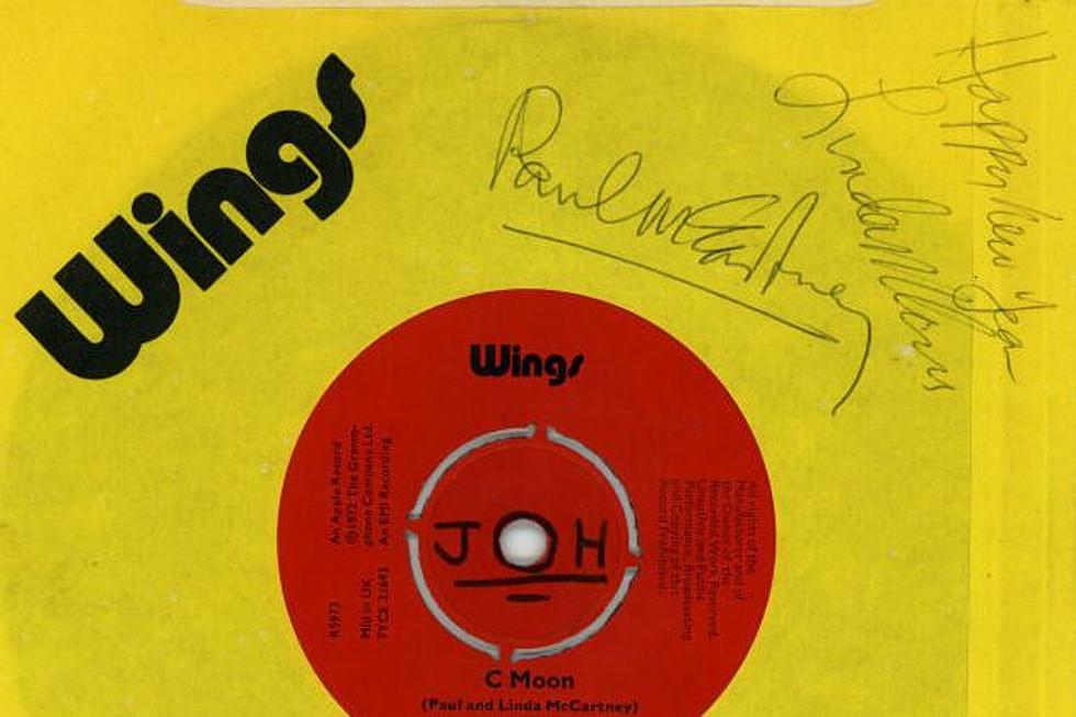 Wings Single Signed By Paul and Linda McCartney Sells for $1,200