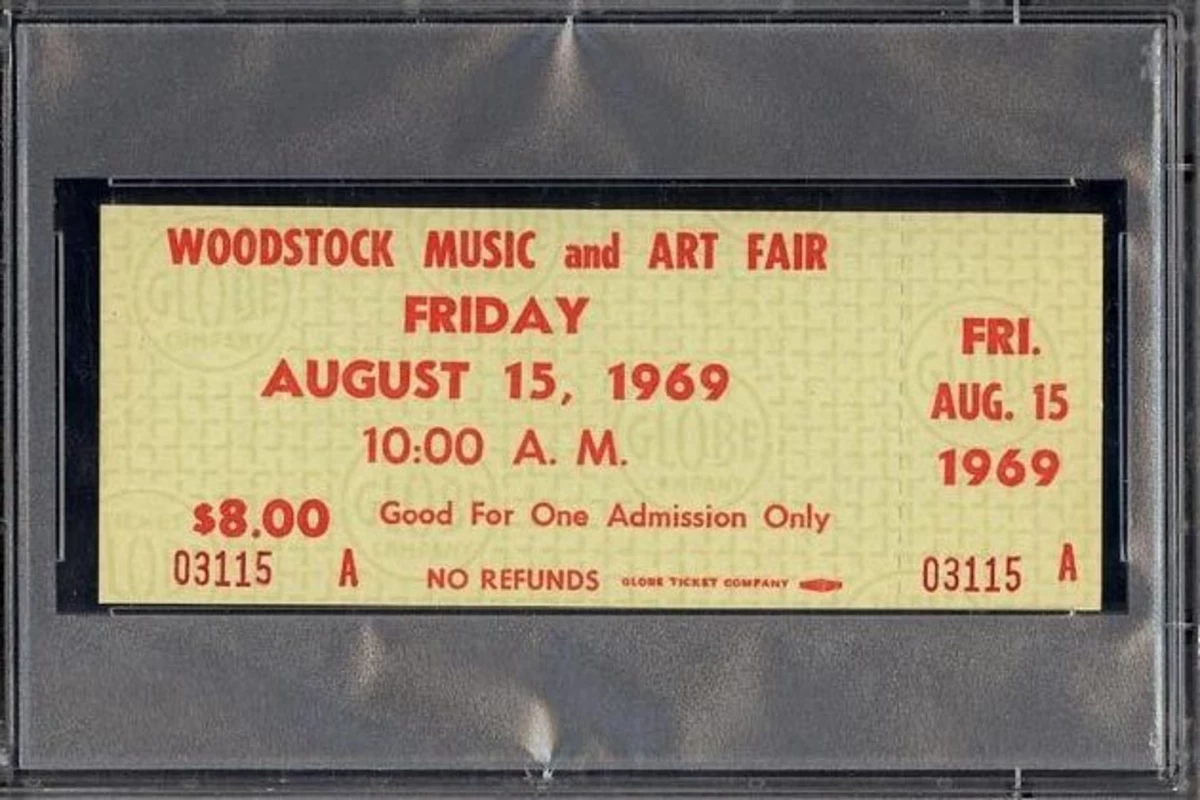 Woodstock Ticket Sells for 1,000