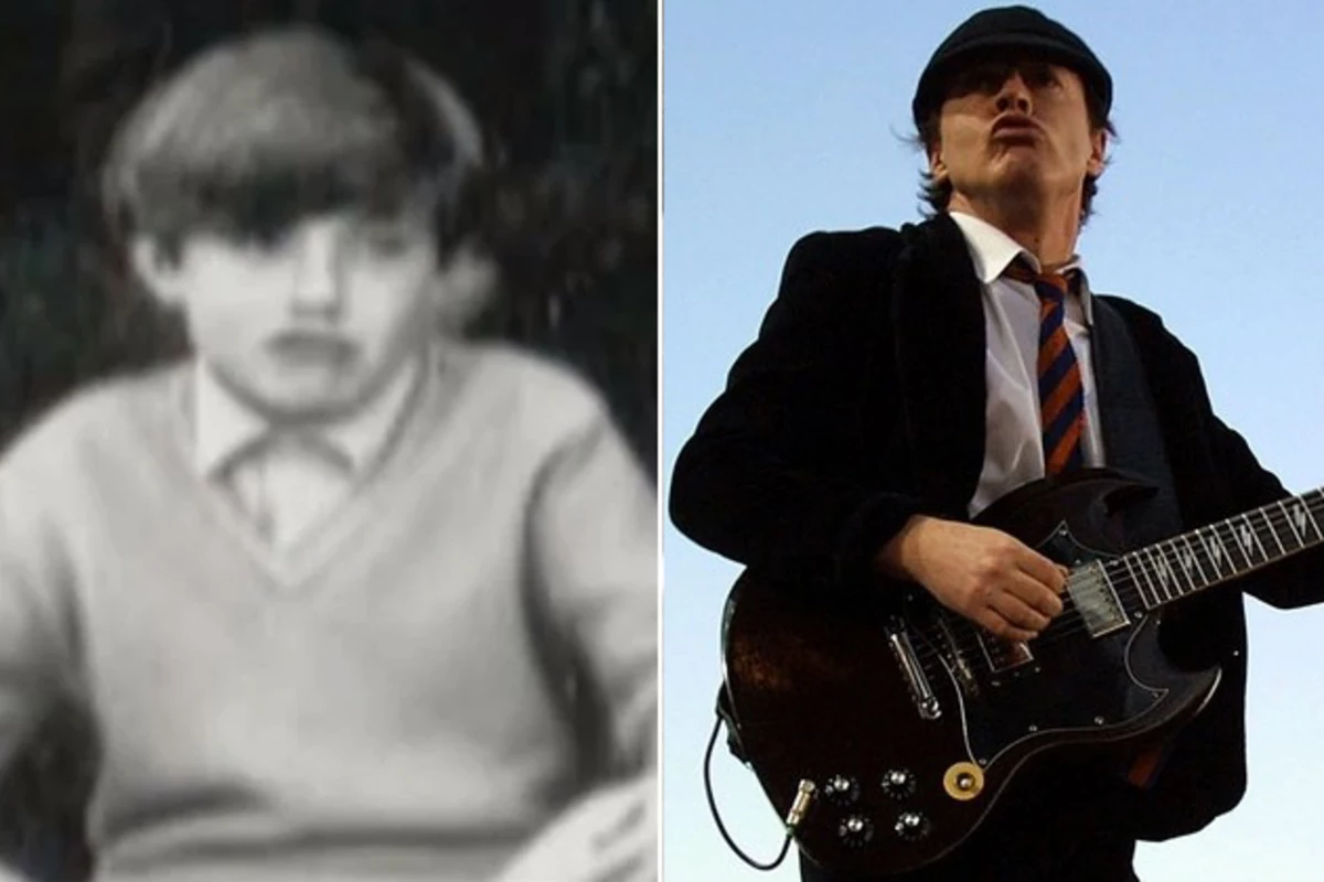 AC/DC Angus young в детстве